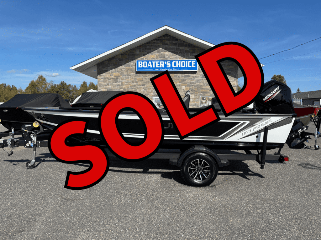 Sold fishing boat on trailer