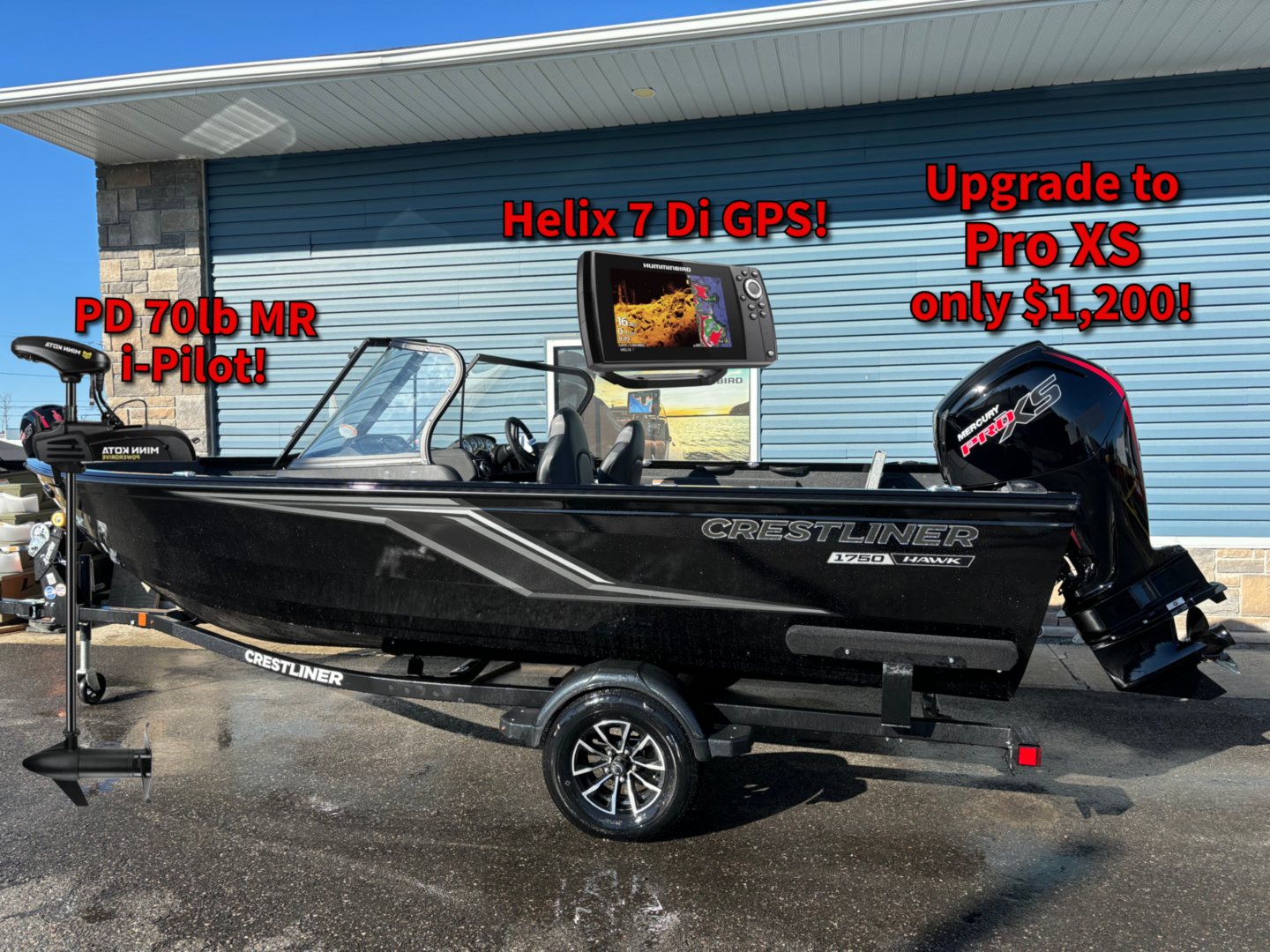 2026 Crestliner 1750 Hawk Loaded PKG