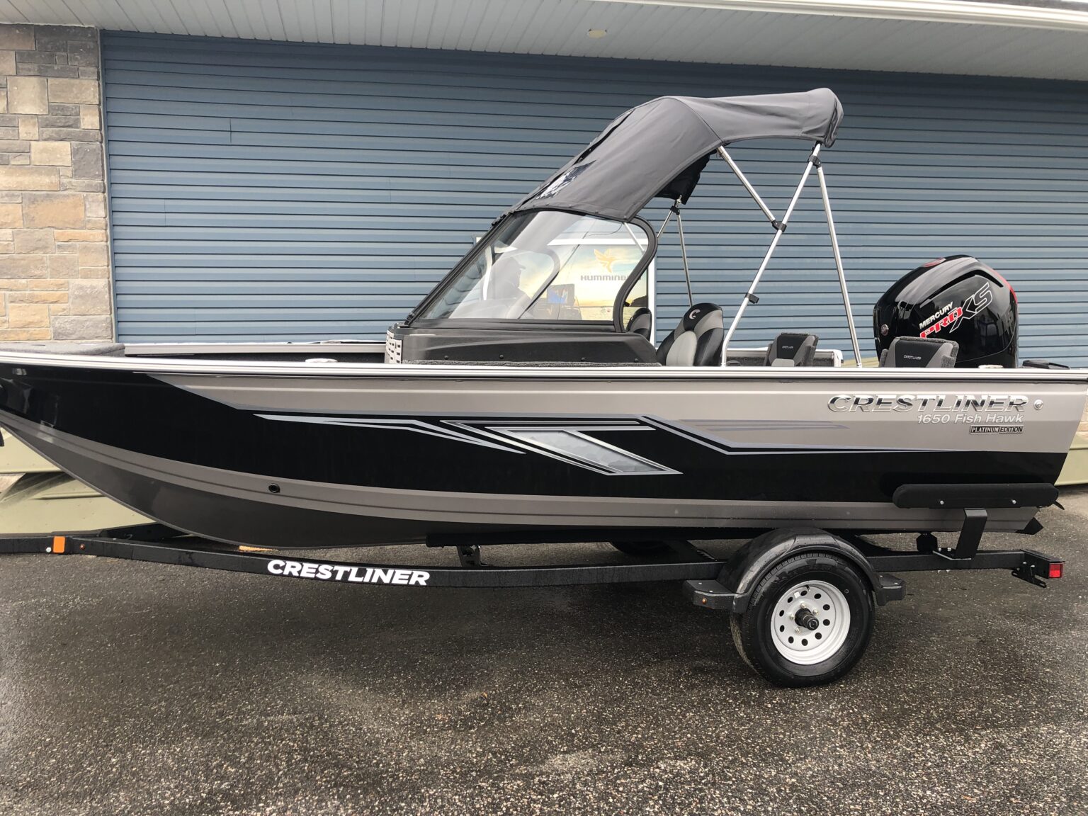 2024 Crestliner 1650 Fish Hawk w/115 Pro XS & Deluxe Trailer! Boaters