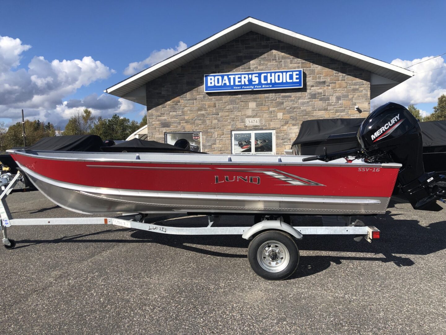 2024 Lund SSV 16 w/40HP & Galvanized Trailer! - Boaters Choice