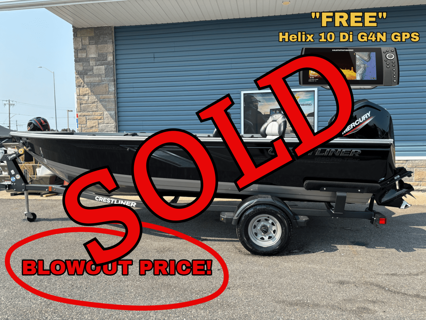 Crestliner 1650 Pro Tiller SOLD