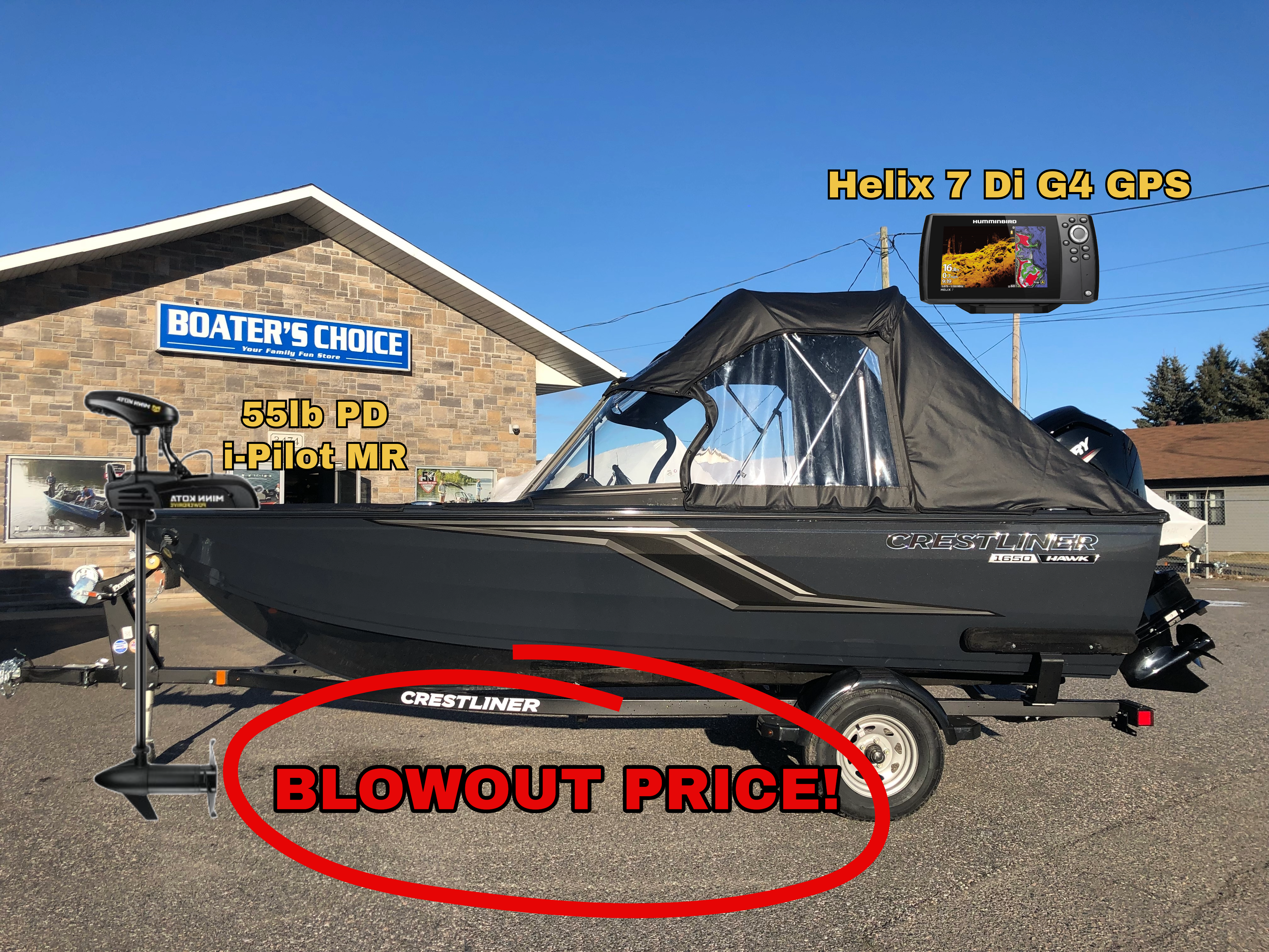 2024 Crestliner 1650 Hawk